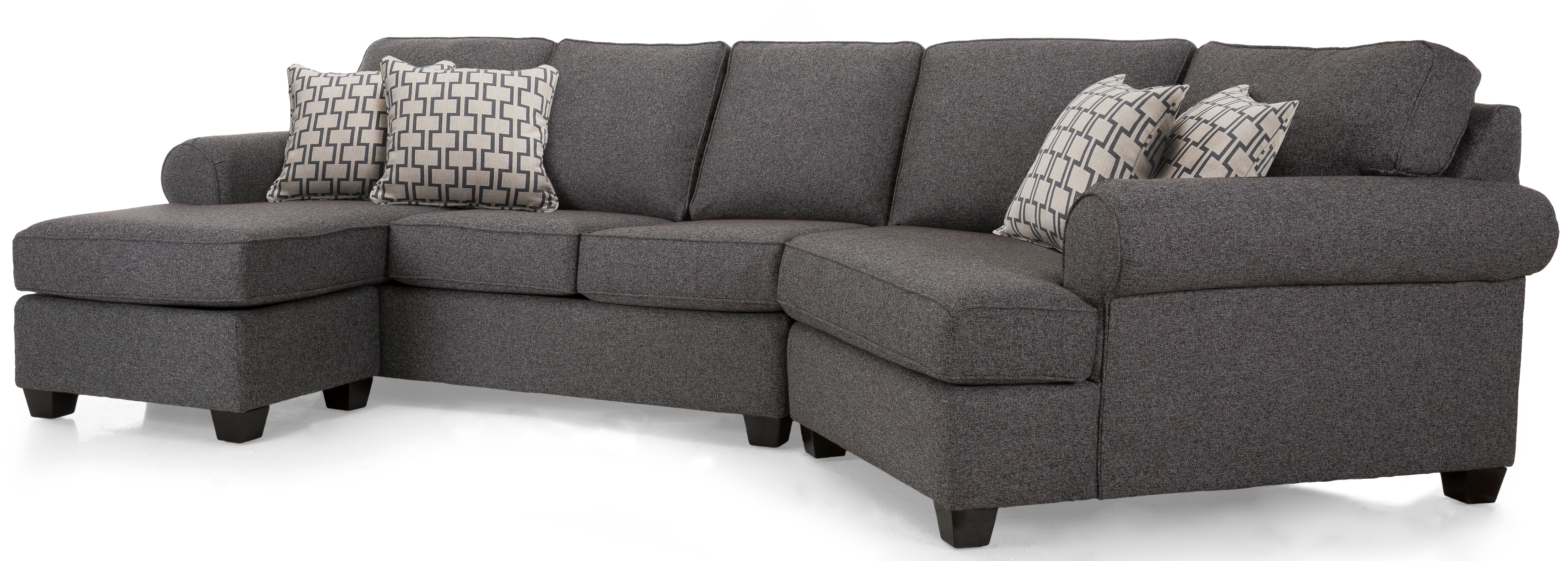 2 piece Trudelle Chaise Sofa with a Cuddle Corner